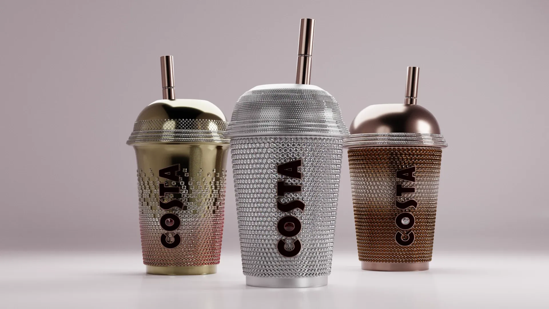 costa cup 3d render